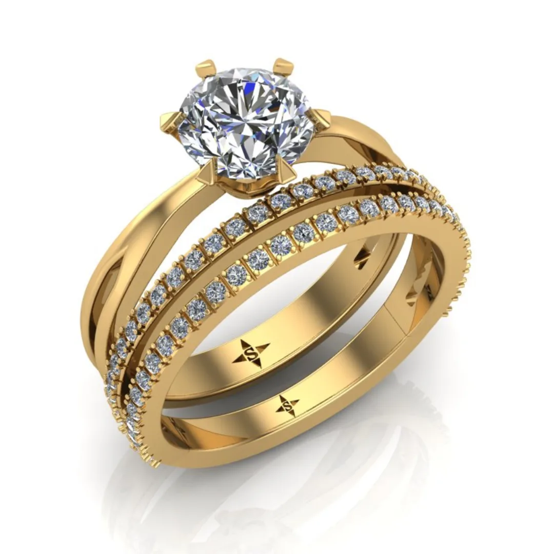 Výběr tvarů a barev laboratorních diamantů